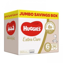 Huggies Diapers Extra Care No. 6 Jumbo Saving Box - 56 Diapers