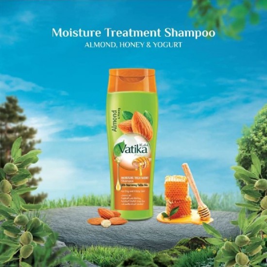 Vatika Almond & Honey Moisture Retaining Shampoo - 400 ml