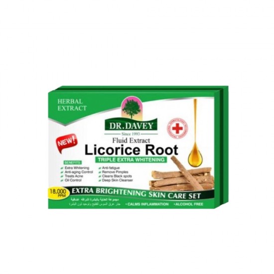 Dr. Davey Licorice Extract Skin Care Set - 5 Pieces