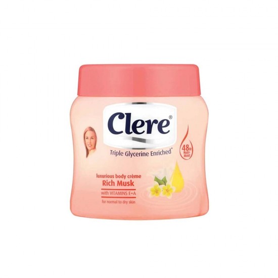 Clere Luxurious Rich Musk body crème - 500 ml