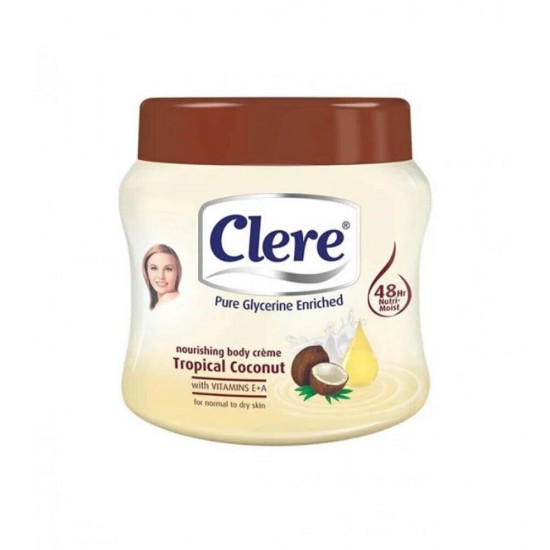 Clere Nourishing Tropical Coconut body crème 500 ml