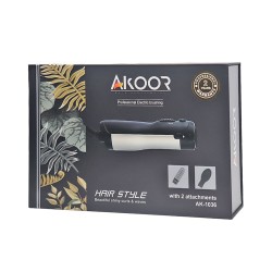 Akoor Hair Style with 2 Attachments AK-1036 Black