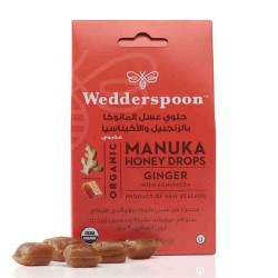 Widdersoon Manuka Honey Drops Ginger with Echinacea - 120 gm