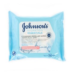 Johnson's Micellar Cleansing Wipes For Normal & Combination Skin - 25 Wipes
