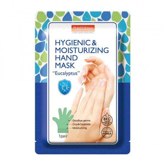 Purederm Hygienic & Moisturizing Hand Mask "Eucalyptus" - 1 Pair