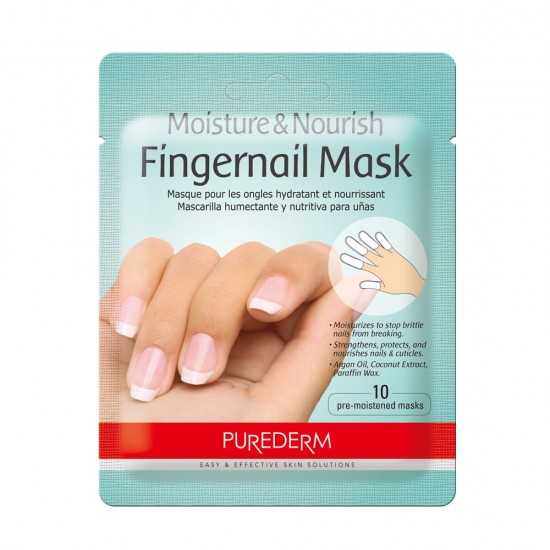 Purederm Moisturizing & Nourishing Fingernail mask - pre-moistened masks