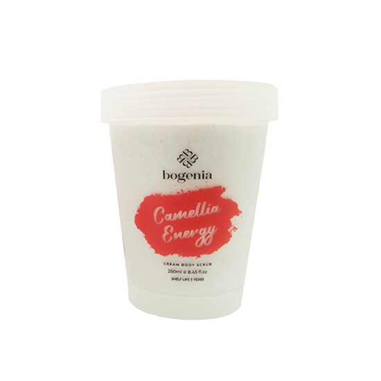 Bogenia Cream Body Scrub With Camellia - 250 ml