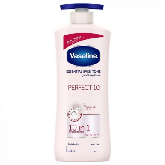 Vaseline Perfect 10 Essential Even Tone Body Lotion - 400 ml
