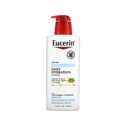 Eucerin Daily Hydration Lotion With Sunscreen SPF15 For Dry Skin - 500 ml