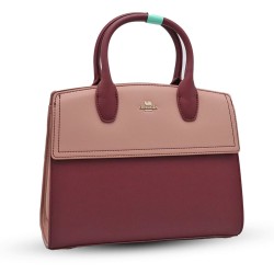 Crisbella women's bag with a Small Bag Inside, Winered