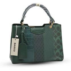 باجكو حقيبة نسائية مع محفظة بالداخل لون أخضر