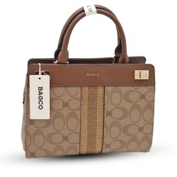 Bagco Fashion Accessories Women's Bag with Shoulder Strap, Khaki