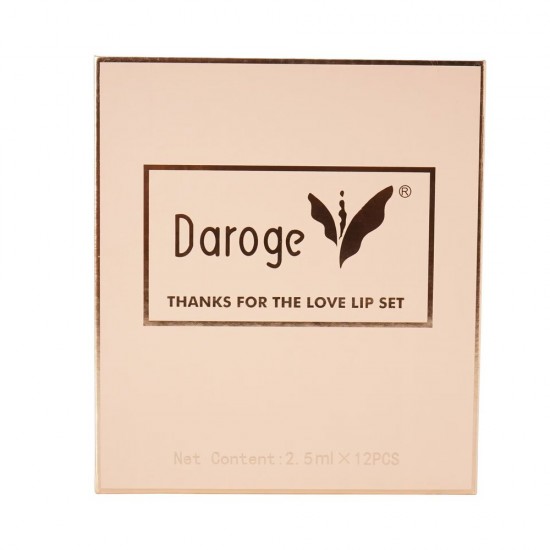 Darog Matte Liquid Lipstick Set DG-122 - 12 Pieces