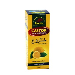Alattar Castor Fresh & Natural Oil with Lemon - 30 ml