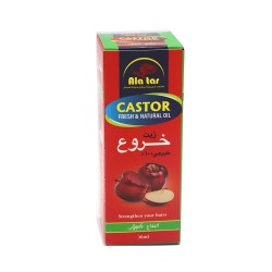 Alattar Castor Fresh & Natural Oil with Apple - 30 ml