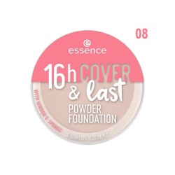 Essence 16H Cover & Last Powder Foundation 08 Sand - 8 gm