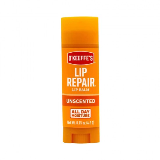 O'Keeffe's Lip Repair Lip Balm Unscented for Dry, Cracked Lips - 4.2 gm