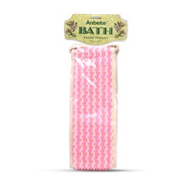 Bath Loofah For The Back, Pink Color