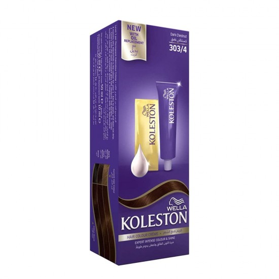 Wella Koleston Hair Color Cream Medium Brown 304/0