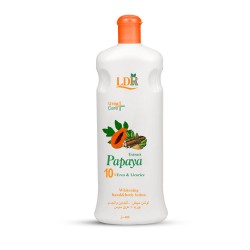 LDR Whitening Lotion for Hands & Body with 10% Urea with Papaya & Licorice Extract 400ml