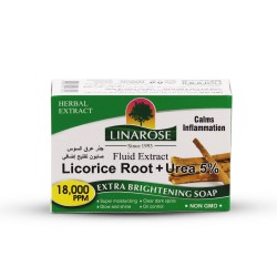 Lina Rose Skin Extra Brightening Soap With Licorice & 5% Urea - 100 gm