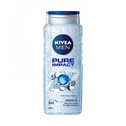 Nivea shower gel pure impact for men 500ml