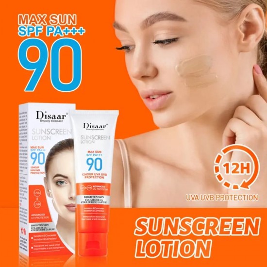 Disaar Sunscreen Lotion SPF 90 - 50 ml