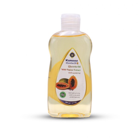 Kunooz H Glycerin Oil With Papaya Extract 200 ml