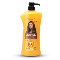 Lina Rose Shampoo & Conditioner with Keratin & Protein B5 - 1000 ml
