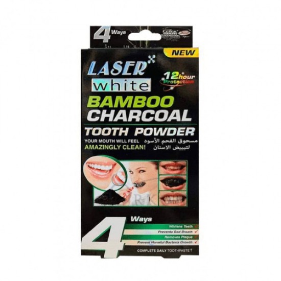 Laser White Bamboo Charcoal Tooth Powder- 20 gm