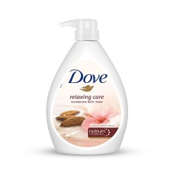 Dove Relaxing Care Body Wash with Almond cream and hibiscus 1000ml