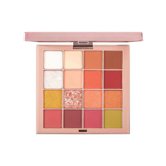 Nuview Cosmetics Eyeshadow Palette Fall In Love 16 Colors