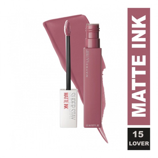 Maybelline New York Super Stay Matte Ink Liquid Lipstick - 15 Lover -