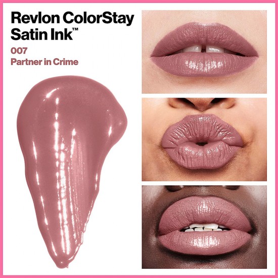 Revlon ColorStay Satin Ink Liquid Lipstick - 007 Partner In Crime