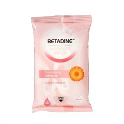 Betadine Moisturizing Calendula Intimate Wipe 10 Sheets
