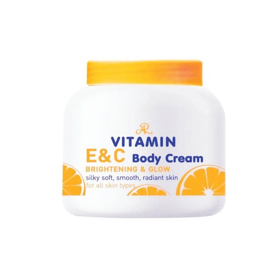 Vitamin E & C Body Cream Brightening & Glow For All Skin Types  - 200g