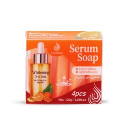 Careline Whitening Antioxidant Lighten Melanin Serum Soap - 4 Pieces