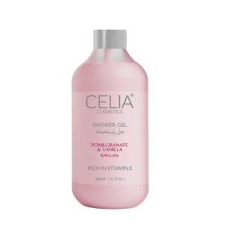 Celia Shower Gel with Pomegranate and Vanilla Extract - 500 ml