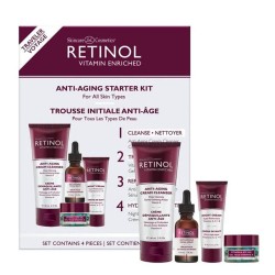Retinol Anti-Aging Starter Kit For All Skin Types 4 Pcs