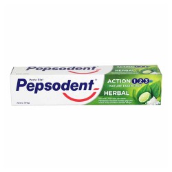 Pepsodent Herbal Toothpaste with Betel Leaf, Lime & Salt - 190 gm