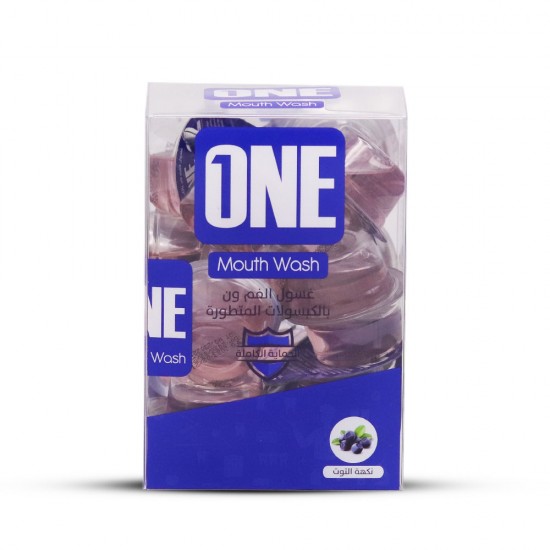One Advanced Mouth wash Berries Flavor Capsules - 20 * 15 ml