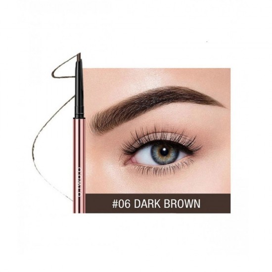 O.TWO.O Fine Triangle Eyebrow Pencil Dark Brown 06 - 0.2 gm