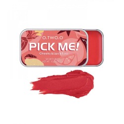 O.TWO.O Pick Me Cheeks & Lips & Eyes Secret Crush 07 Watermelon 10 Gm