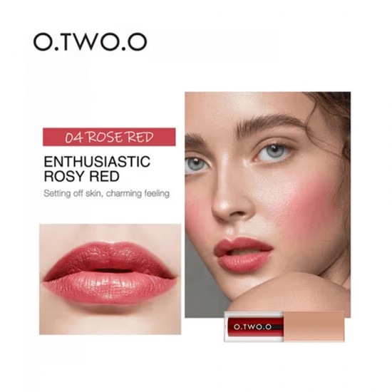 O.Two.O Lip And Cheek Tint 04 Rose Red
