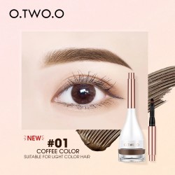 O.TWO.O Natural Shaping Eyebrow Dying Cream 01 Coffee Colour - 5 Gm