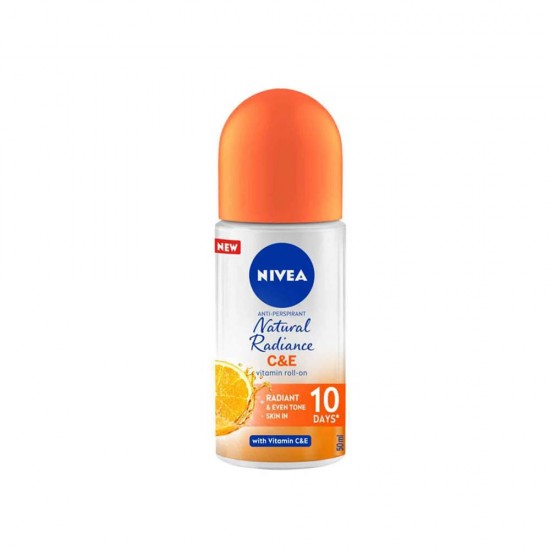 Nivea Natural Radiance Roll-On Deodorant With Vitamin C & E 50 ml