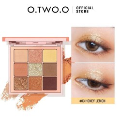 O.TWO.O Sheen Eyeshadow Palette 03 Honey Lemon 10 Gm