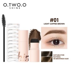 O.TWO.O Shine Eyebrow Powder 01 Light Coffee Brown 1.5 Gm