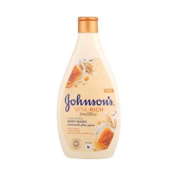 Johnson's Vita Rich Body Wash With Milk Honey & Oat Extracts 400ml