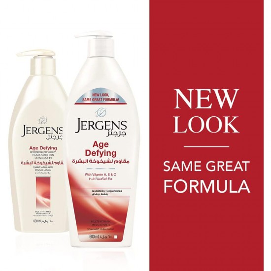 JERGENS Age Defying Lotion With Vitamin A, E, & C - 600 ml
